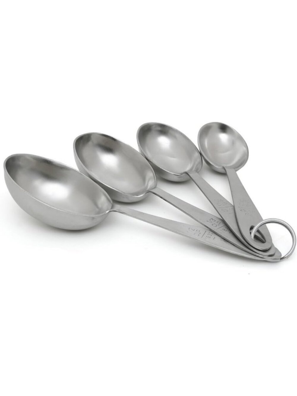 4-Piece Stainless Steel Measuring Scoop Set - Durable, 9-Inch Kitchen Tools